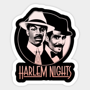 Harlem Nights 1989 - Gradients Drawing Artwork Sticker